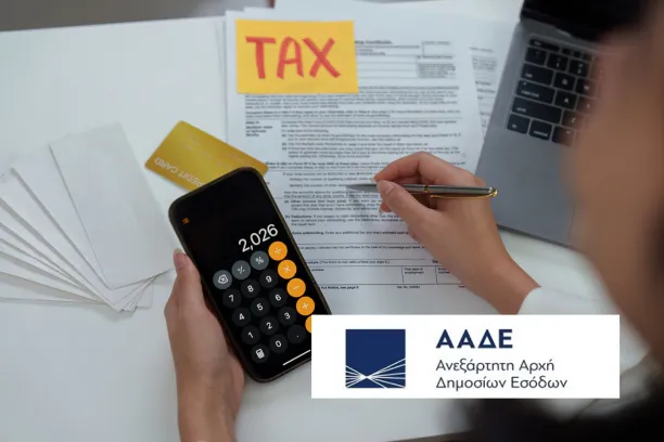 Self Employed Tax Benefits And Accountant Reviewing Tax Documents
